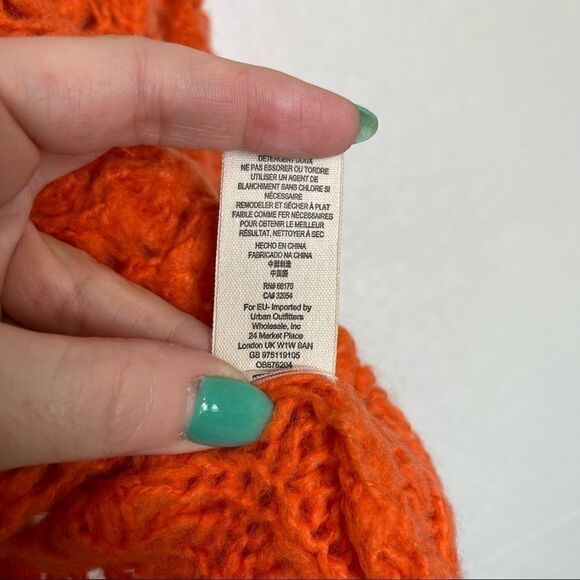 𝅺FREE People Crashing Waves Pullover Chunky Knit Sweater M - Picture 4 of 9